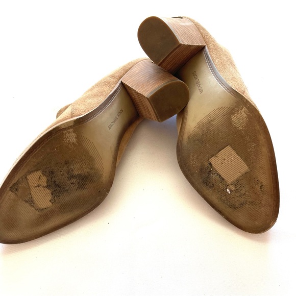 Micheal Kors Braden Suede Mule Booties - Picture 6 of 7